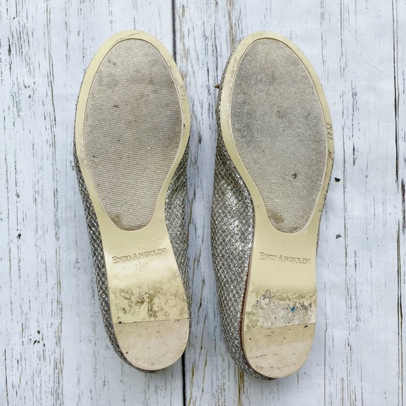 Enzo Angiolini Women’s Aeniltm Glitter Shimmer Ballet Flats Shoes Size 7.5M - Picture 6 of 7